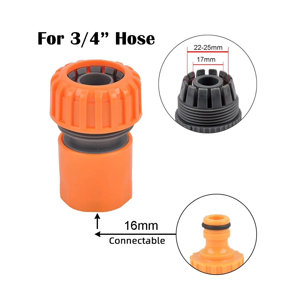 1-Pcs 1/2" 3/4" 1" Garden Hose Quick Connect Adapters -EU BPS Threaded Fittings for Faucets, Spray Guns & Watering Systems