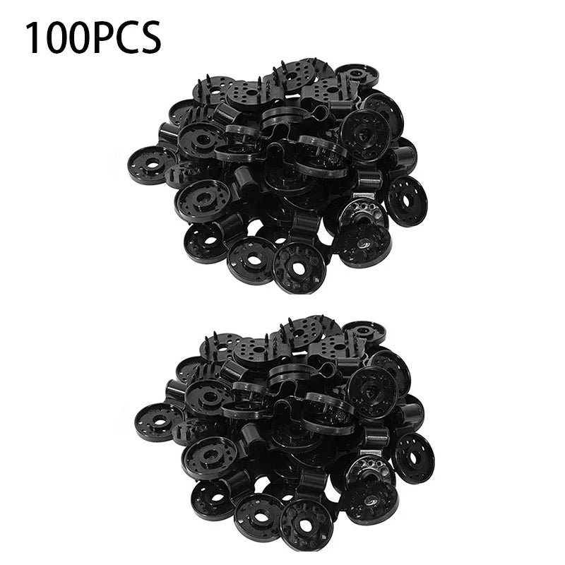 50/100pcs Heavy Duty Lock Grip Plastic Clips Greenhouse Shade Cloth Fix Clamp Tarp Clips Fence Fabric Clips for Garden Netting
