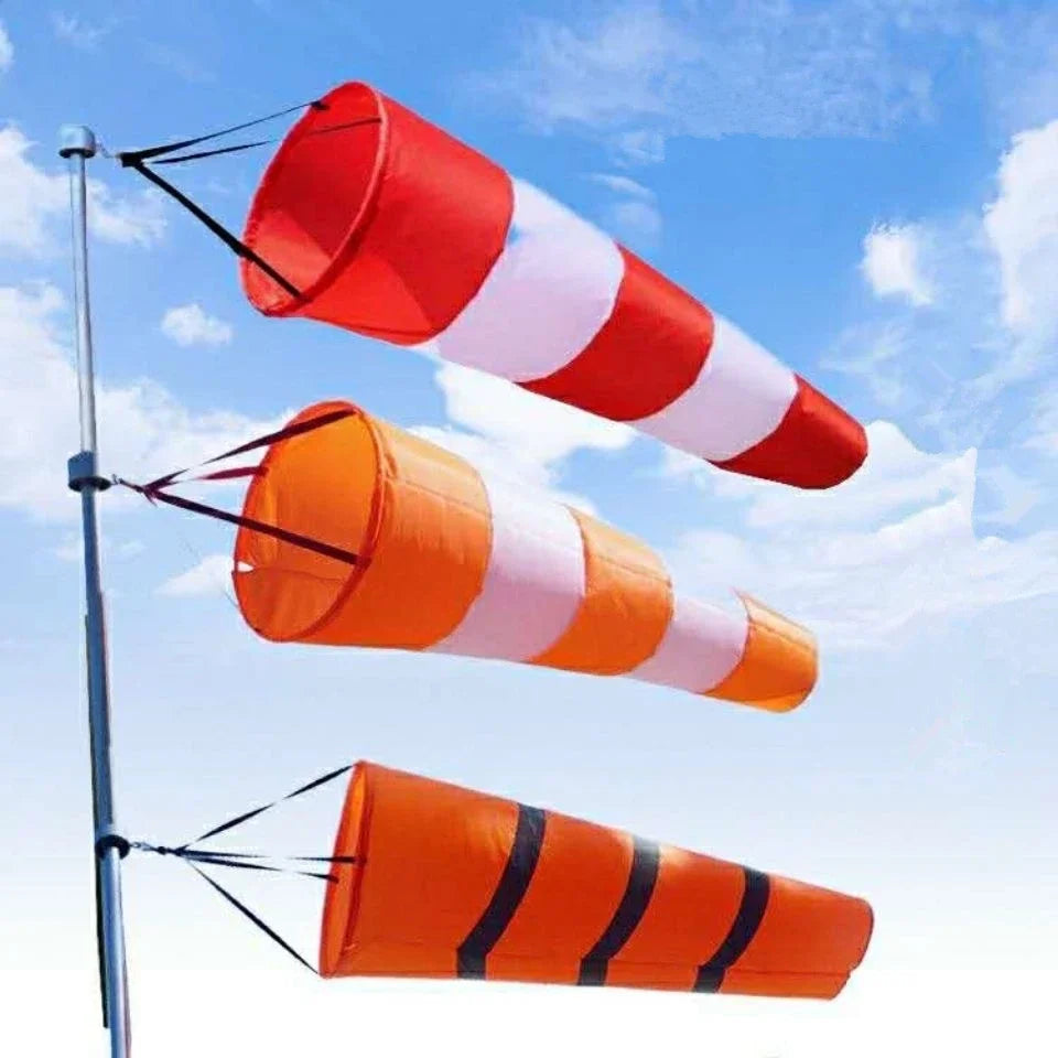 40/60/80/100 Reflective Windsock Outdoor Scratchproof Windproof Fluorescent Reflective Wind Sock Weathervane