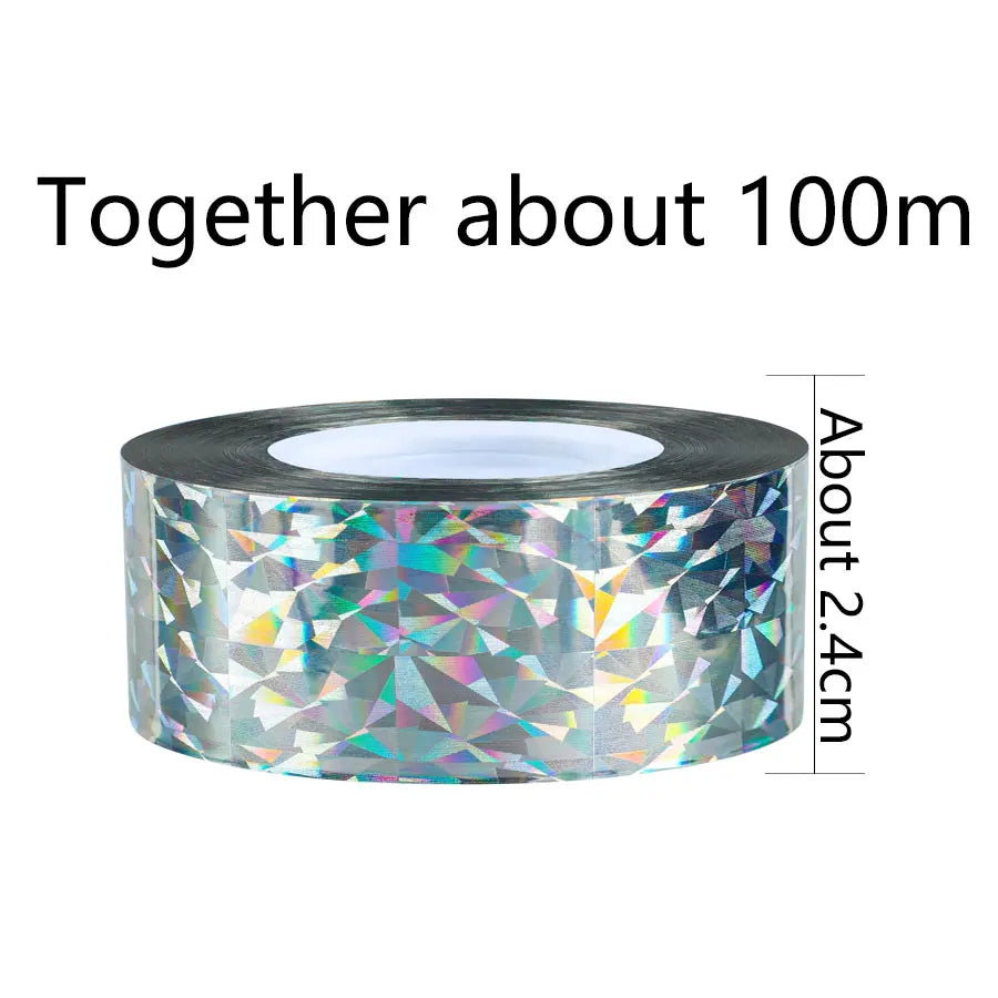 Reflective Bird Scare Tape, 2.4 or 4.8 cm Wide, 50–110 m