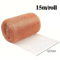 Copper Mesh Roll for Sealing Gaps, 12.7 cm Wide, 1–15 m