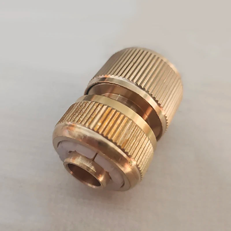 Spray Nozzle Water Gun Brass High Pressure Direct Spray Quick Connector Home Hose Adjustable Pressure Garden Sprinkler