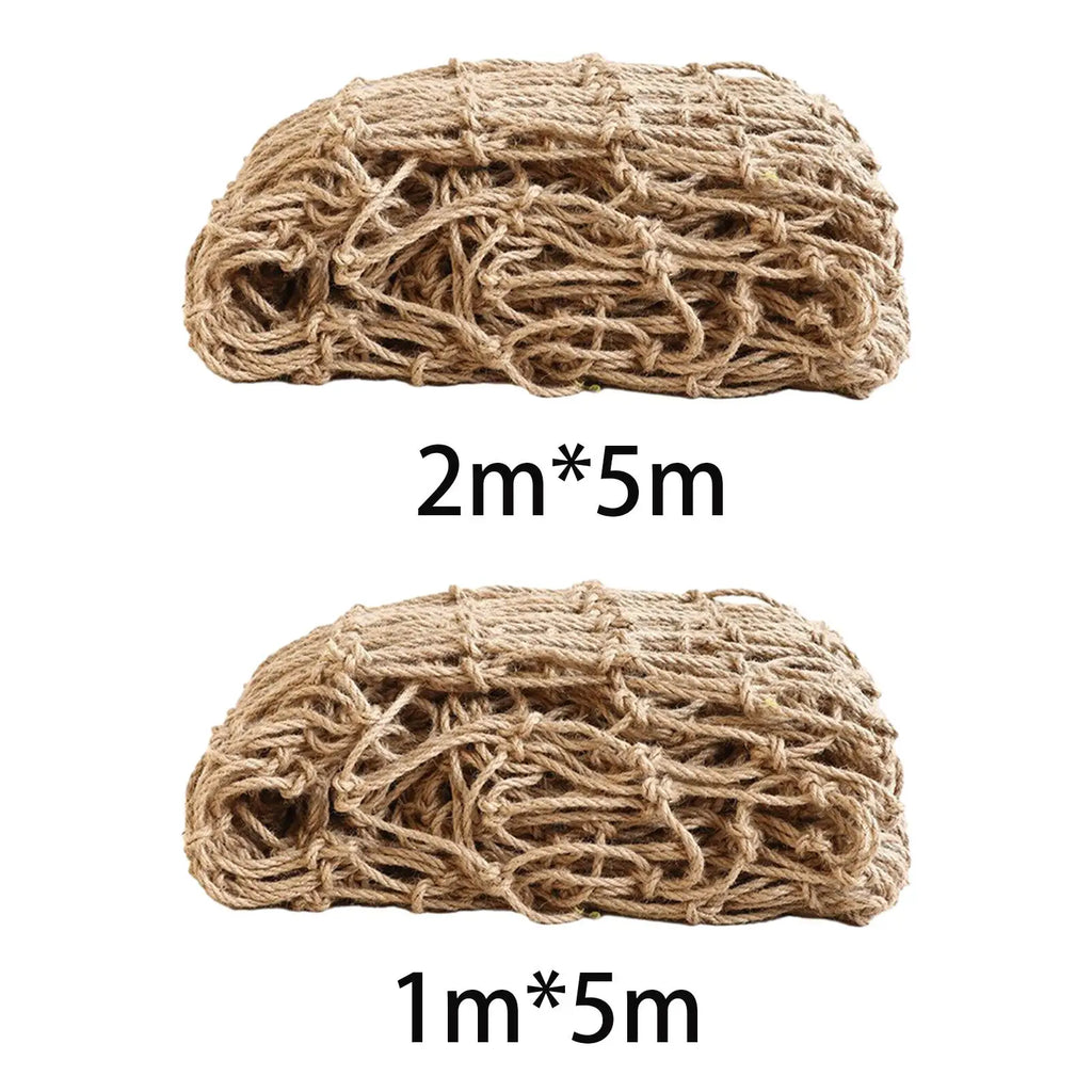 Jute Trellis Netting for Climbing Plants, 1 × 5 m or 2 × 5 m