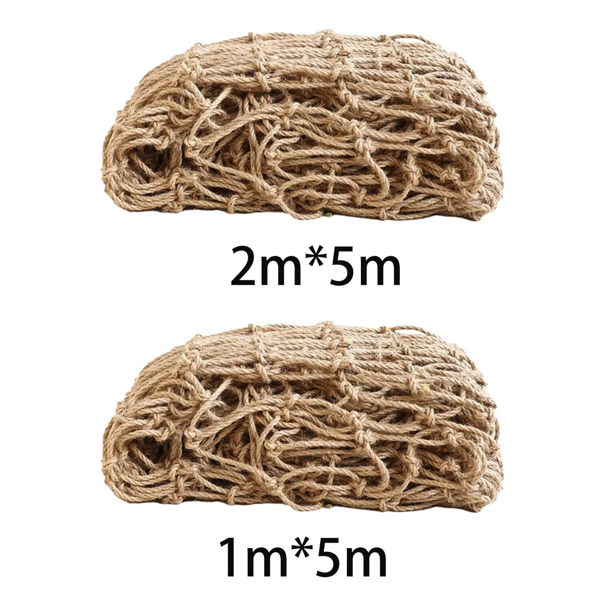 Jute Trellis Netting for Climbing Plants, 1 × 5 m or 2 × 5 m