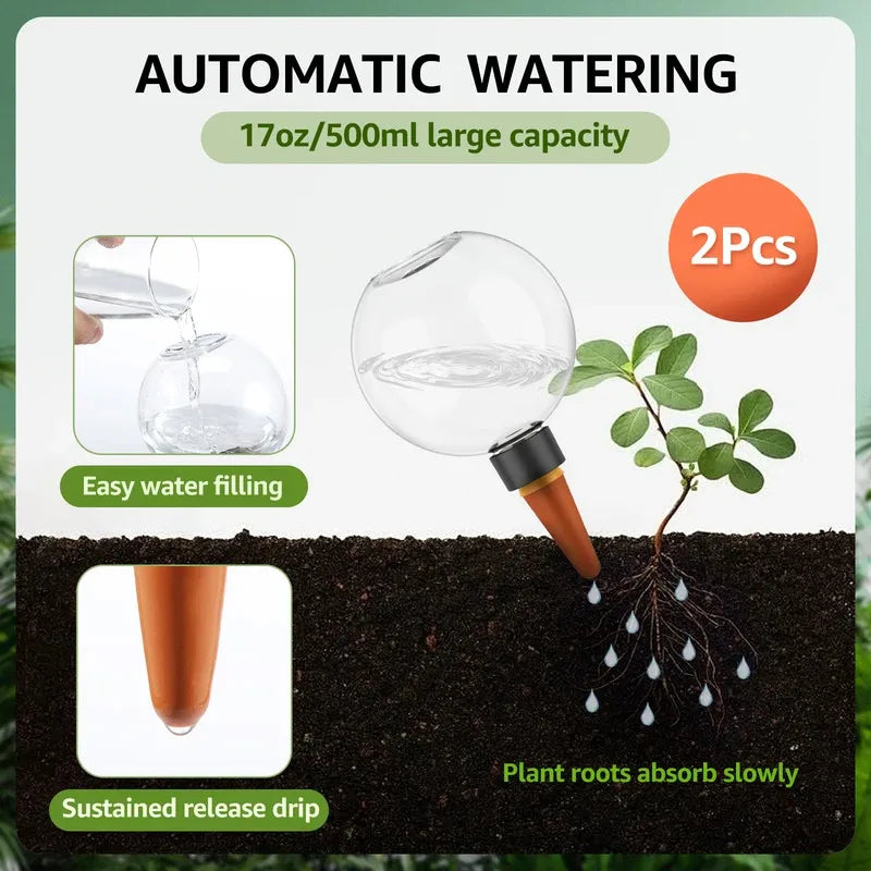 2/4One Pack500mlAutomatic Watering Ball | Plant Self-Irrigation Drip System