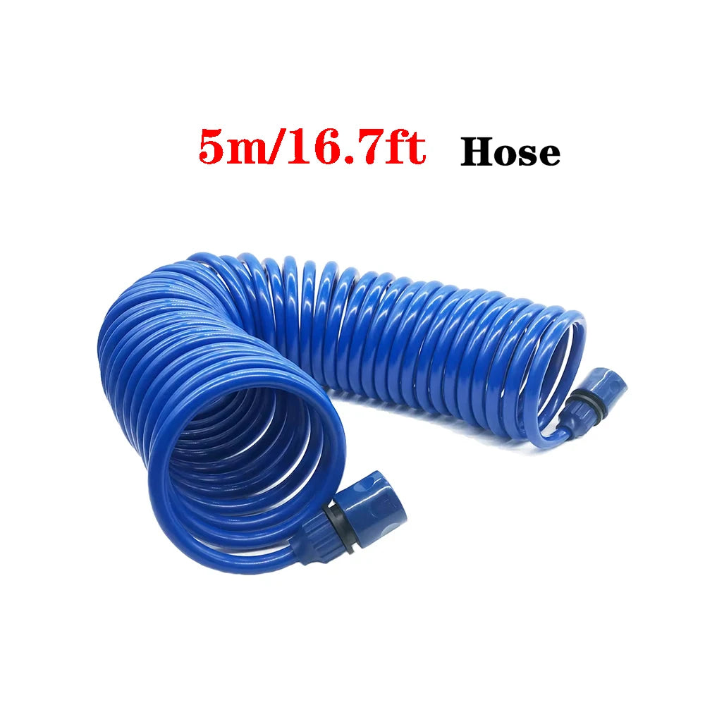 Expandable Retractable EVA Garden Hose 10/15m Portable Spring Water Pipe for Car Wash And Flower Lawn Watering Curly Magic Pipe