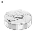 Automatic Rotating Fly Trap Electric Indoor Pest Catcher Transparent Removable Bait Box Device for Gnat Control Home Patios Tool