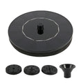Solar Fountain Pump Floating Solar Panel Bird Baths Water Fountain with 4 Nozzles For Garden Outdoor Water Pool Pond Decor