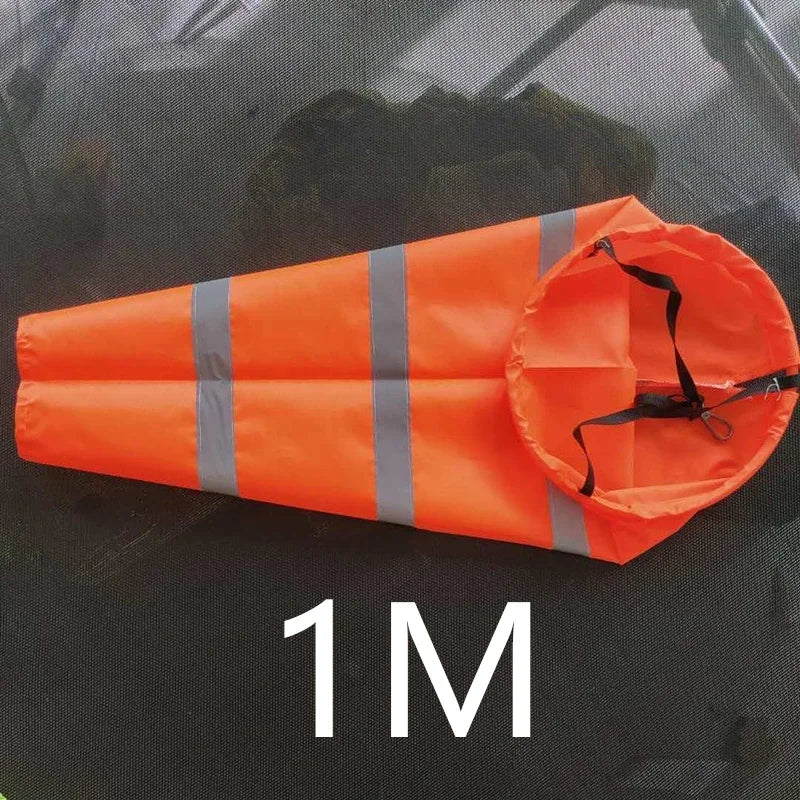 40/60/80/100 Reflective Windsock Outdoor Scratchproof Windproof Fluorescent Reflective Wind Sock Weathervane