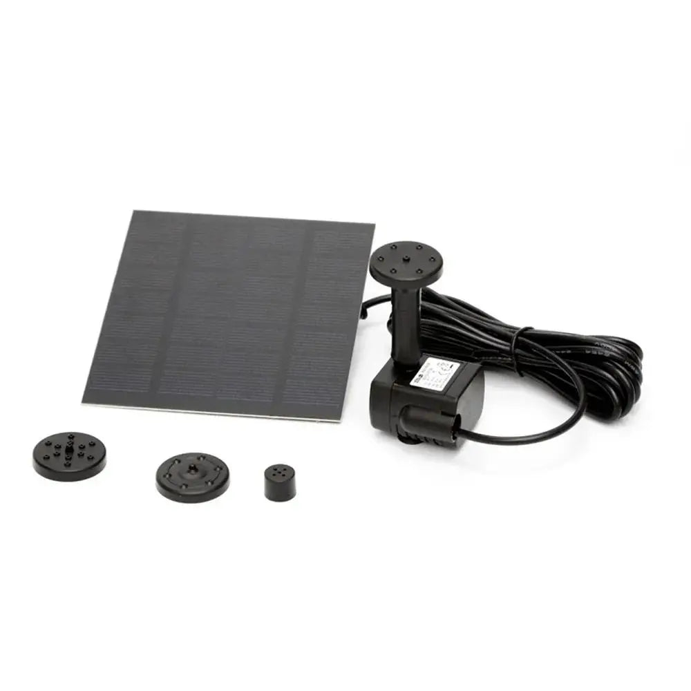 1.4W Mini Solar Fountain Pump Power Panel Kit Solar Panel Water Pump for Garden Pool Water Fountain Indoor Bird Bath Outdoor