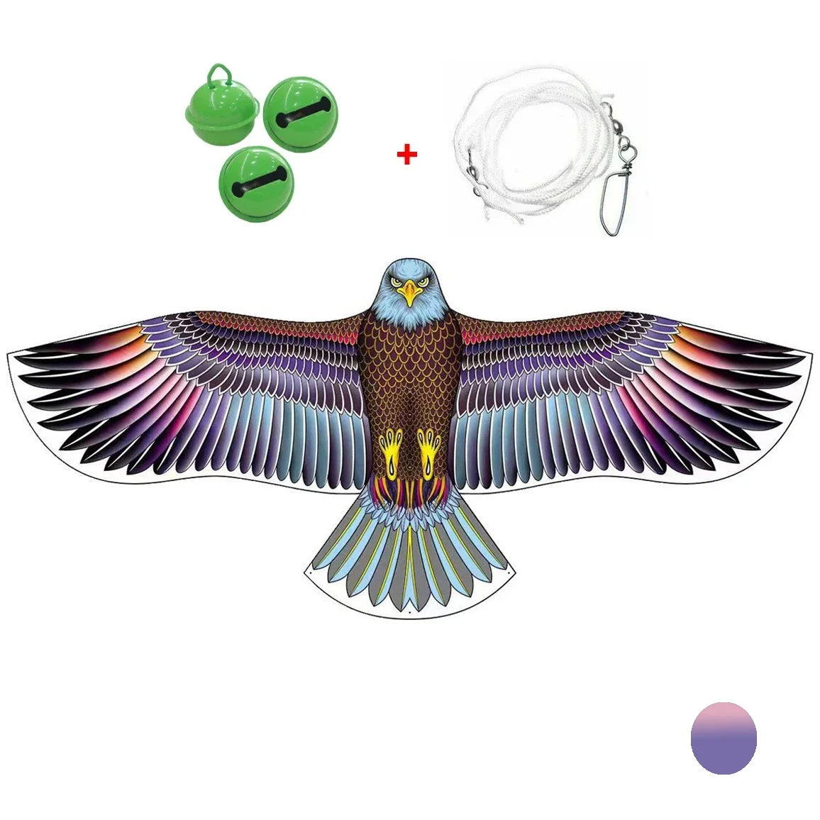 Emulation Flying Hawk Kite Bird Scarer Drive Bird Kite Bird Repellent for Garden Scarecrow Yard Kite scaring device