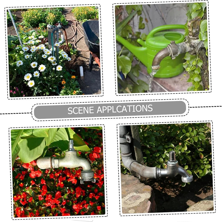 Faucet Connector Garden Accessories Water Distributor 4 Way Watering Supplies Irrigation Fittings Tool Hose Splitter System Home