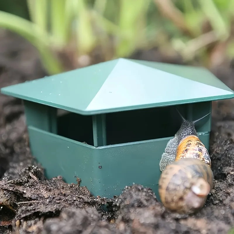Durable Snail Slug Catcher Box Thickened Anti-Corrosion Plastic Trap No Electricity for Garden Vegetables Flowers