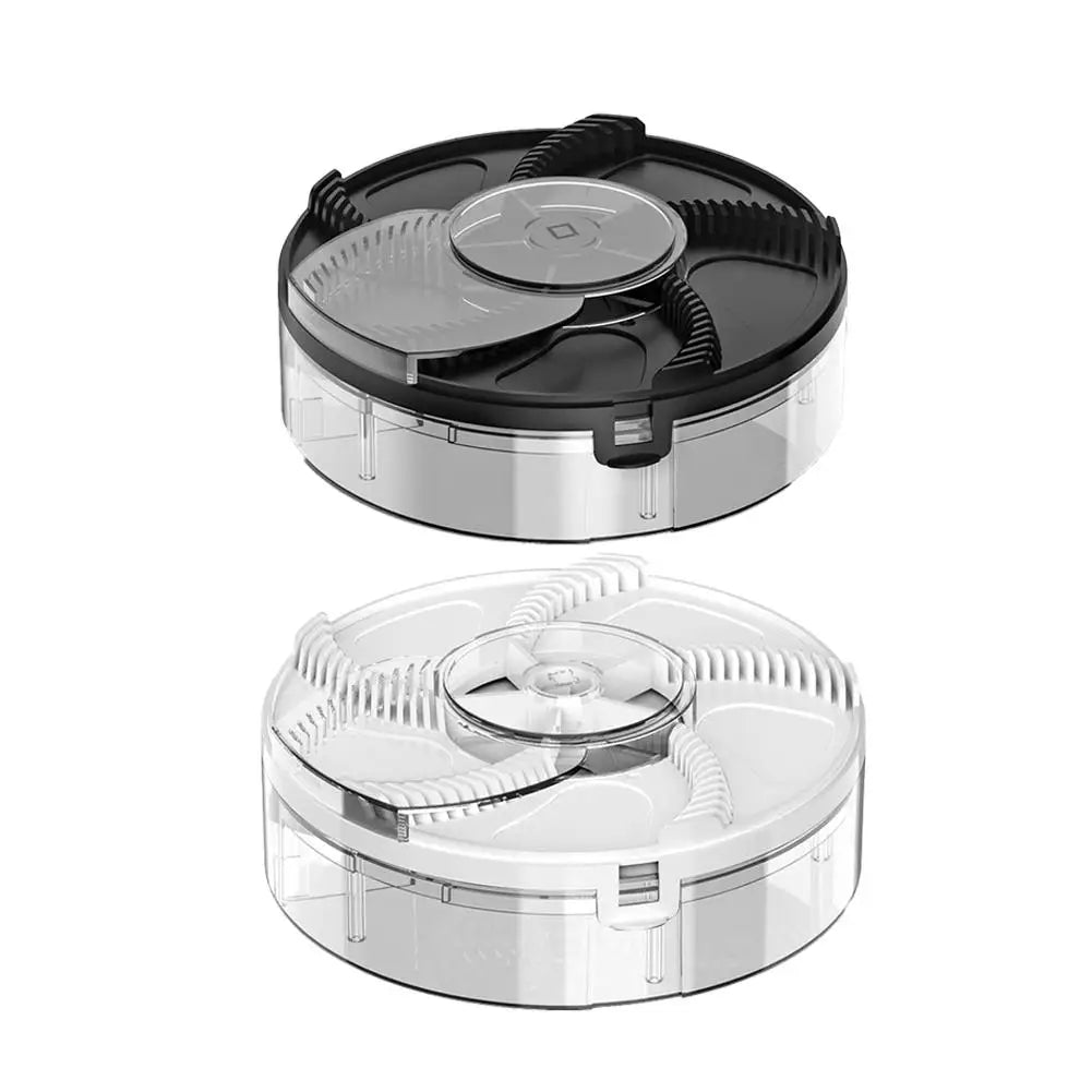 Automatic Rotating Fly Trap Electric Indoor Pest Catcher Transparent Removable Bait Box Device for Gnat Control Home Patios Tool