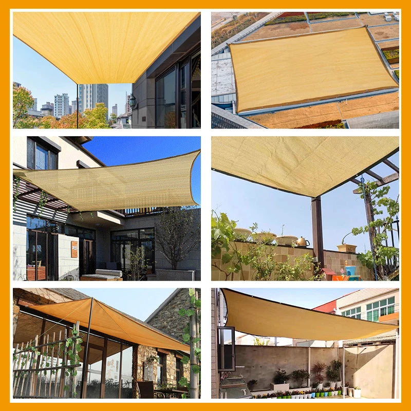 HDPE Garden Shade Net, 75–80% Shade, Multiple Sizes