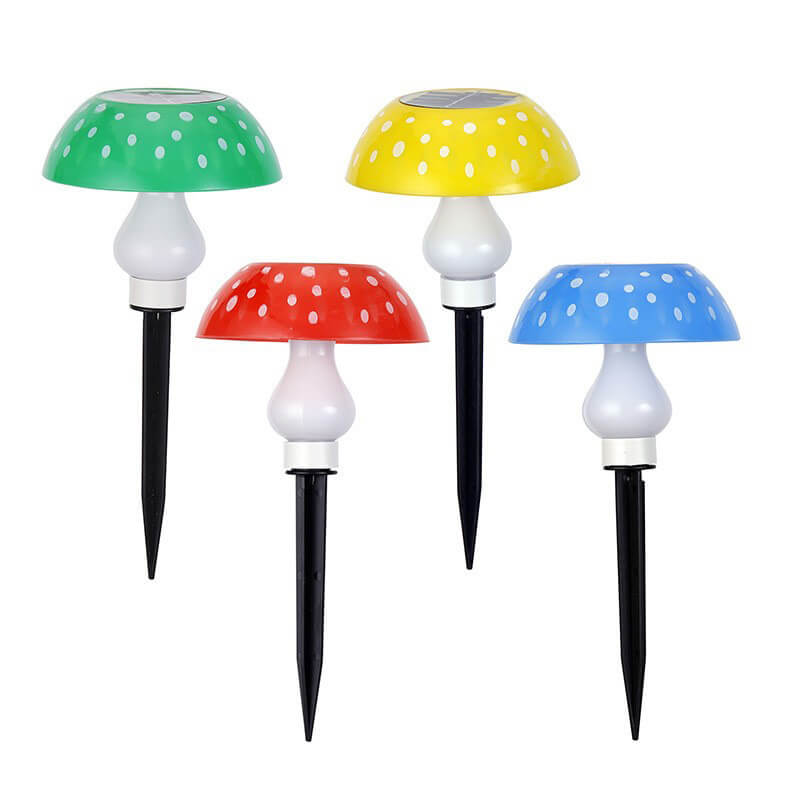 Solar Modern Creative ABS Mushroom LED Outdoor Landscape Light