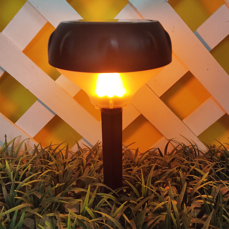 Lampe de chemin à LED étanche à flamme solaire RVB pour extérieur 