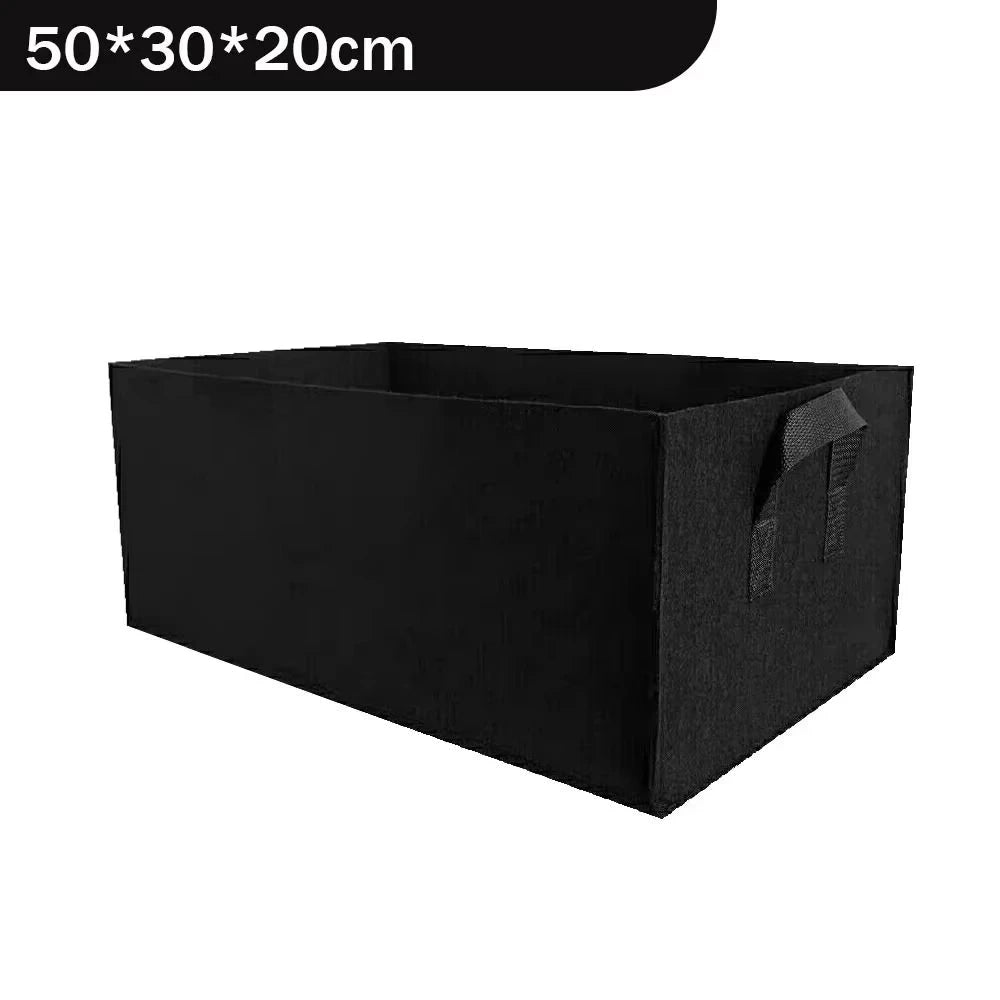 Rectangular Fabric Grow Bag with Handles, 50–100 cm