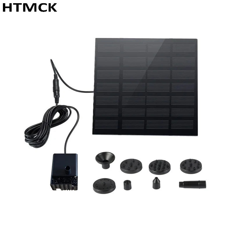 1.5 W Solar Fountain Pump Kit with Separate Panel