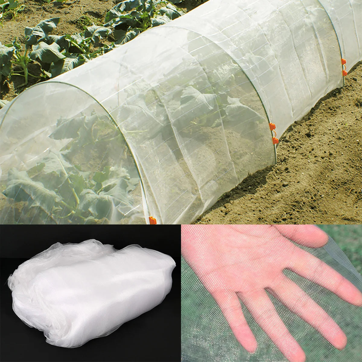 Insect Protection Net Garden Plant Insect Vegetables Fruit Flower Protection Greenhouse Cover Control Pest Anti-Bird