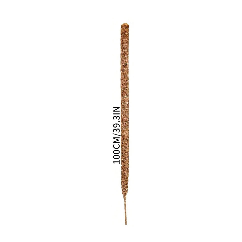 Bendable Coir Moss Pole for Climbing Houseplants, 30–100 cm