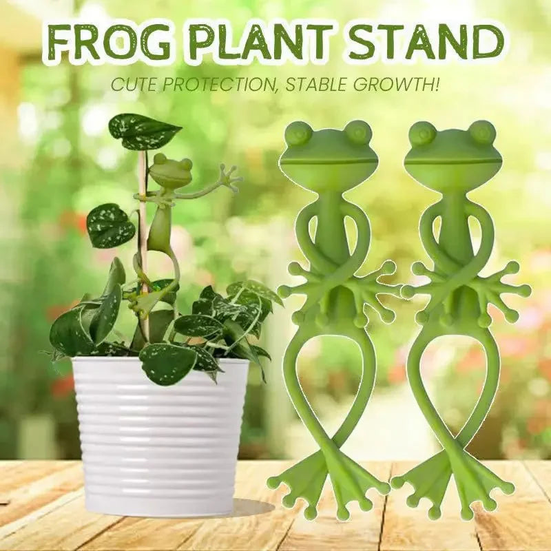 1/3/5/10PCS Frog Plant Stand Tomato Plant Support for Plants Gardening Plant Holder Plant Climbing Fixture Clips Garden Supplies