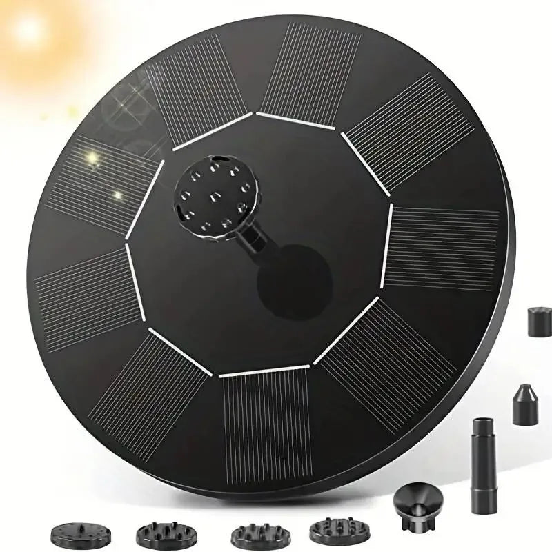 Solar - Powered Floating Fountain Pumps in 13cm, 16cm, 18cm Sizes: Ideal for Bird Baths, Garden Pools & Pond Decor