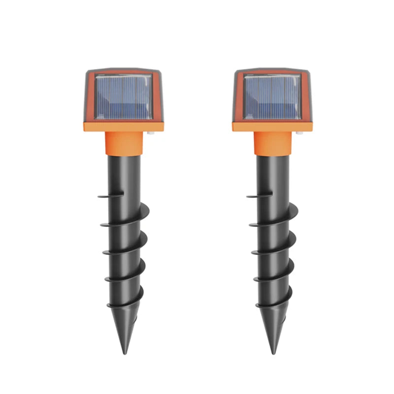 Outdoor IP66 Sound Wave Pulse Mouse Repellent Solar Powered Repel Underground Mole, Snake
