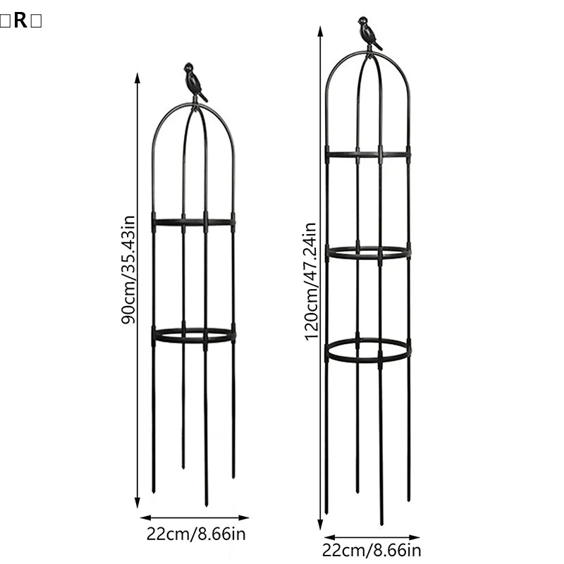 DIY Flower Vine Climbing Plant Bracket Garden Tomato Planter Bracket Plant Booster Planter Protector Stand