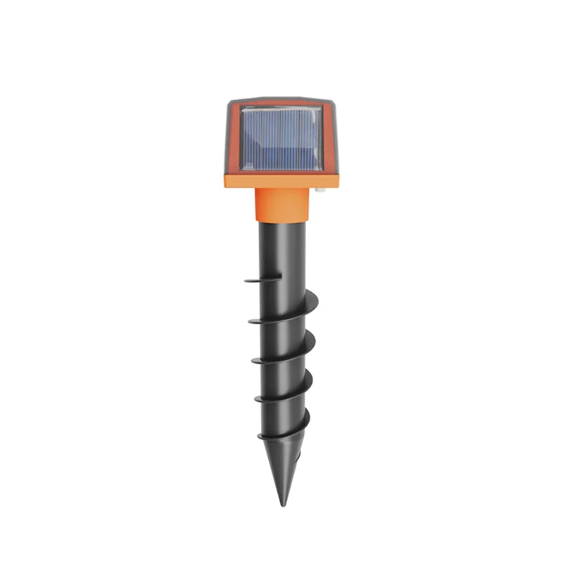 Outdoor IP66 Sound Wave Pulse Mouse Repellent Solar Powered Repel Underground Mole, Snake