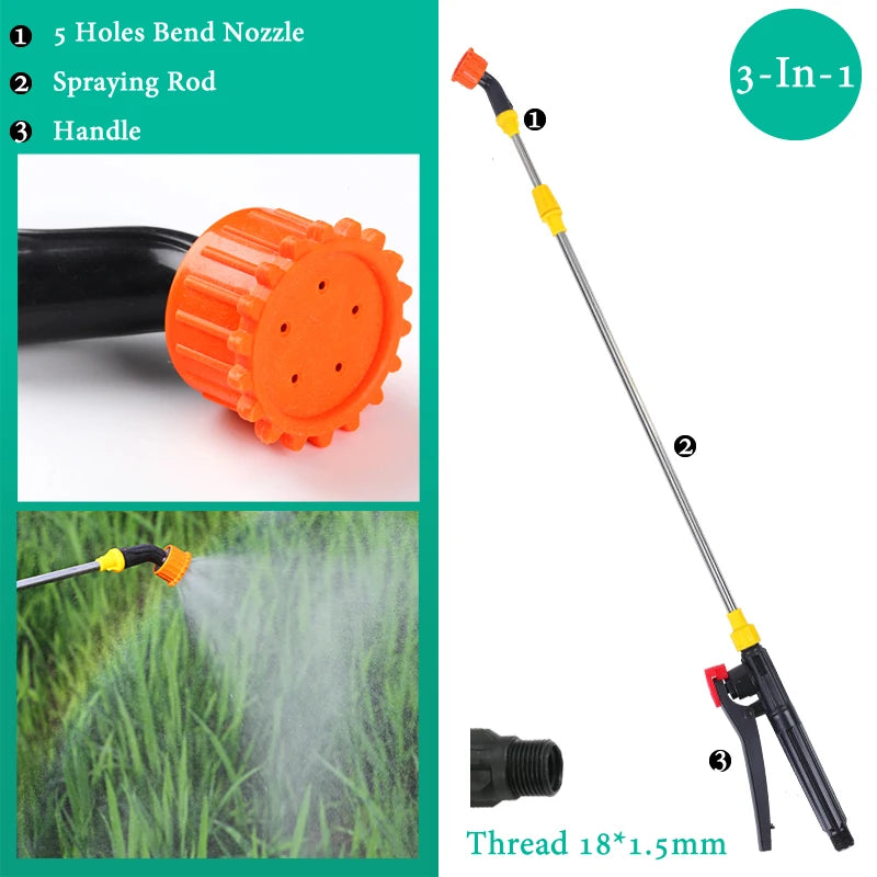 Retractable 0.45-0.8m Spraying Rod For Hand Pressure Sprayer Outdoor Garden Pesticide Spray Tree Watering Can Accessories