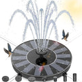 Solar Water Fountain Pool Pond Waterfall Fountain Garden Decoration Outdoor Bird Bath Solar Powered Floating Water Pump