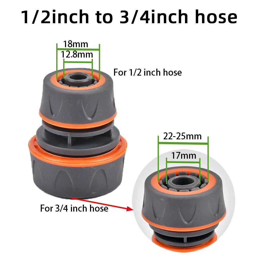 1-Pcs 1/2" 3/4" 1" Garden Hose Quick Connect Adapters -EU BPS Threaded Fittings for Faucets, Spray Guns & Watering Systems