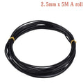 Black Aluminum Bonsai Wire, 1–5 mm, 5 m