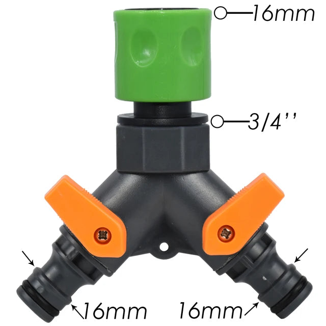 KESLA 1 3/4 1/2 inch Garden Water Hose Quick Connector Pipe Extension Coupler Fitting 25 20 16mm Repair Joint Irrigation System