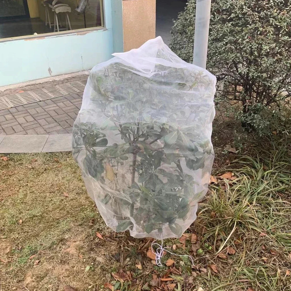 Drawstring Garden Netting Bags for Fruit, Vegetables and Small Trees