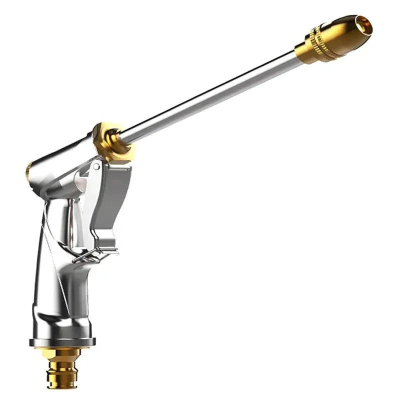 Garden Sprayer Heavy Duty Brass High Pressure Water Hose Nozzle Adjustable Spray Gun For Watering Plant