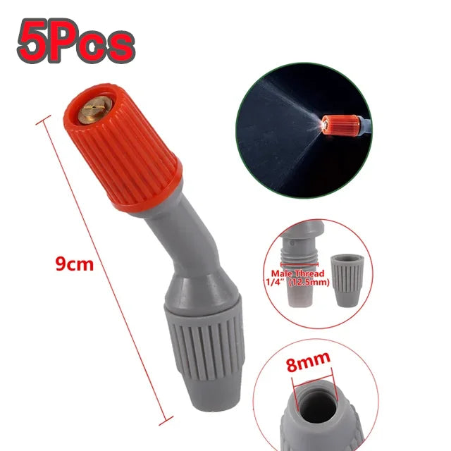 Replacement Sprayer Nozzle Heads, Fan or Cone, 1/4 in Thread