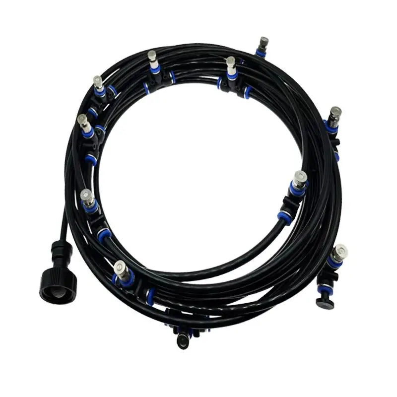 Outdoor Cooling Patio Misting System 6/9/12/15/18M Nebulizer Terrace Mister for Hot Weather Relief