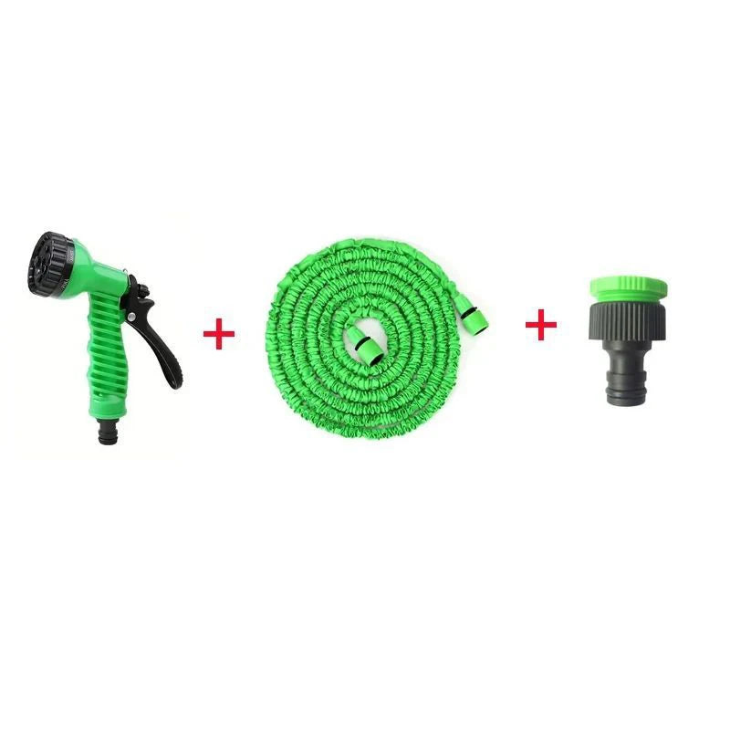 Garden Hose Home Garden Daily Watering Tools Expandable Magic Water Pipes High-Pressure Car Wash Cleaning Water Gun 25FT-100FT