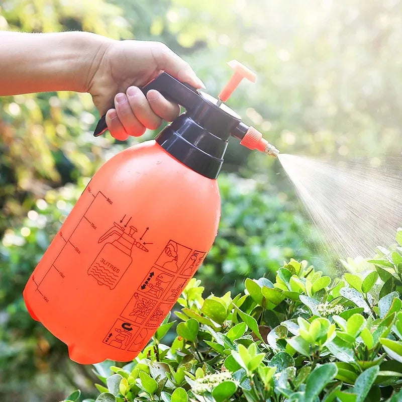 Hand Pump Pressure Sprayer with Adjustable Nozzle, 0.8–3 L