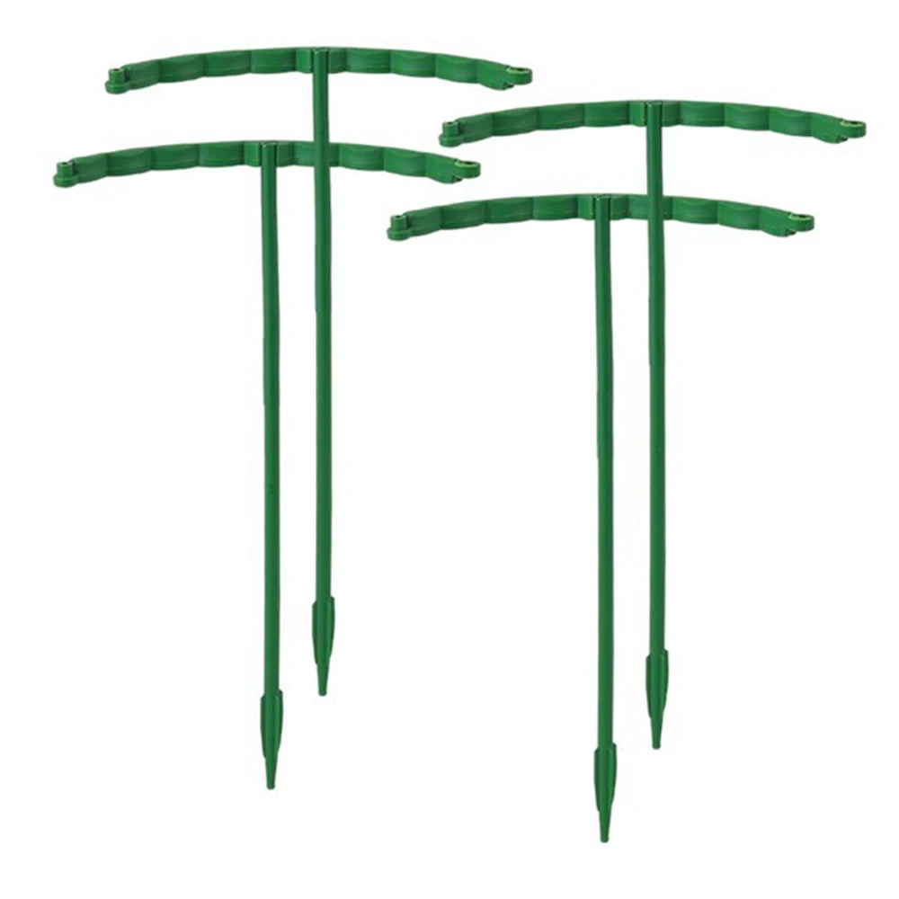Plastic Plant Support Pile Stand Plant Support Pile for Flowers Greenhouses Arrangement Fixing Rod Holder Garden Tools
