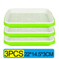 Double-Layer Seed Sprouting Tray, 22 × 14.5 cm, 1–3 Pack