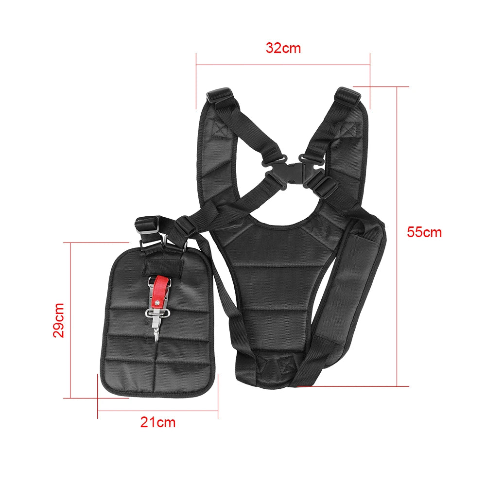 Double Shoulder Harness for String Trimmers and Brush Cutters