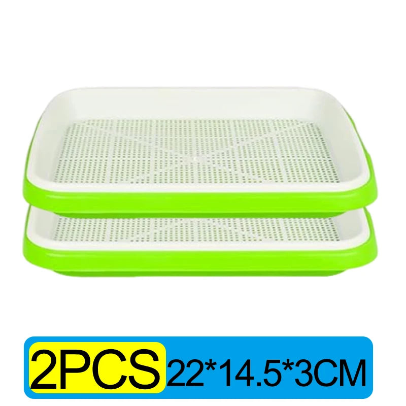 Double-Layer Seed Sprouting Tray, 22 × 14.5 cm, 1–3 Pack