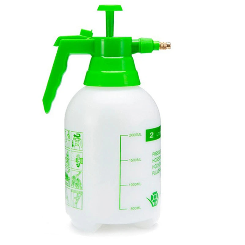 2 L Air-Pressure Watering Can for Plants, White or Orange