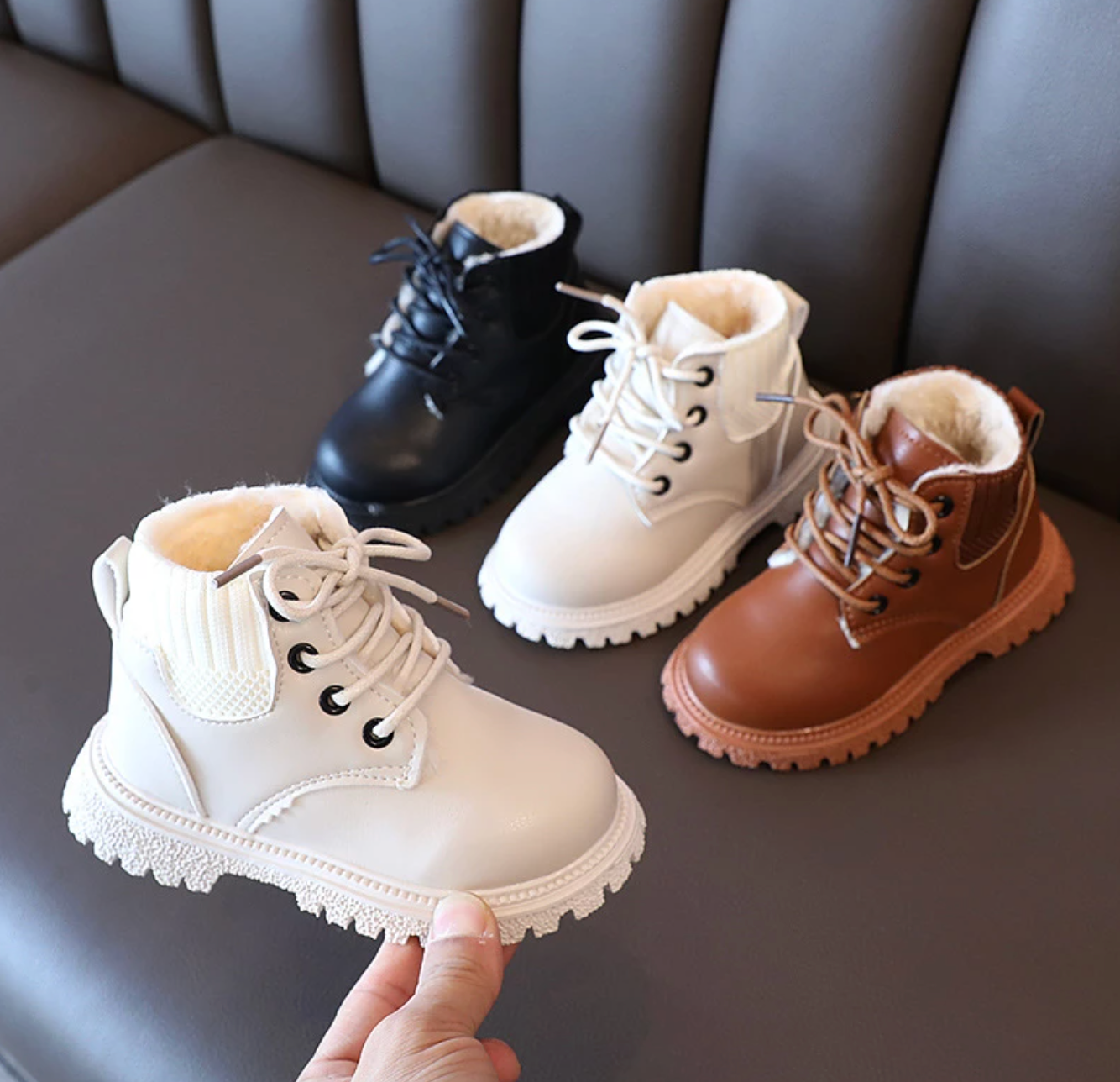 Bottes d'hiver confortables pour enfants