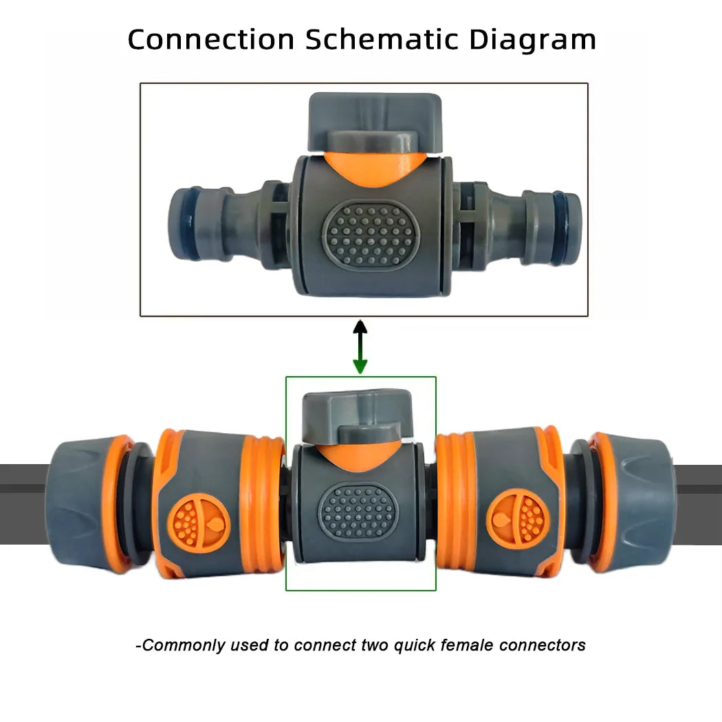1-Pcs 1/2" 3/4" 1" Garden Hose Quick Connect Adapters -EU BPS Threaded Fittings for Faucets, Spray Guns & Watering Systems