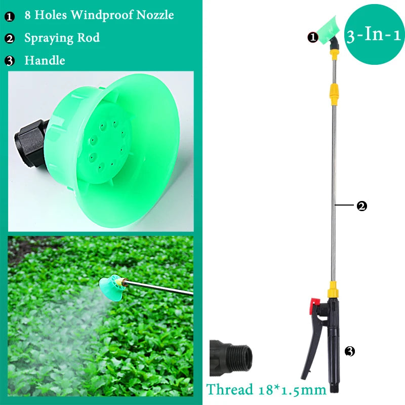 Retractable 0.45-0.8m Spraying Rod For Hand Pressure Sprayer Outdoor Garden Pesticide Spray Tree Watering Can Accessories