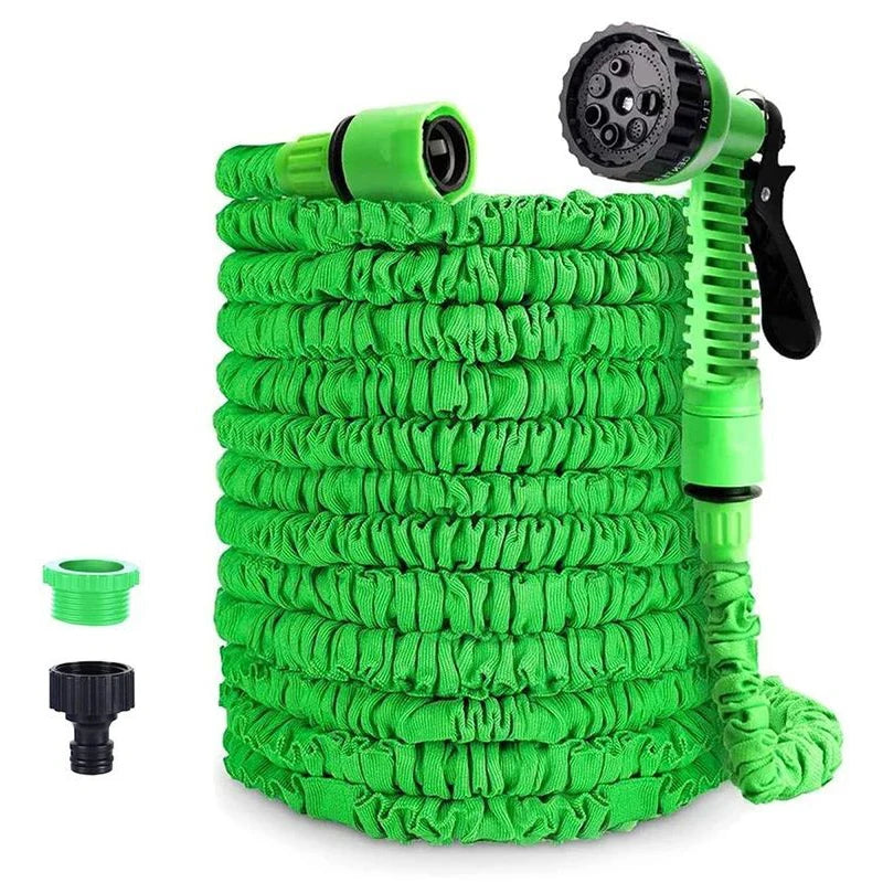 Garden Hose Home Garden Daily Watering Tools Expandable Magic Water Pipes High-Pressure Car Wash Cleaning Water Gun 25FT-100FT
